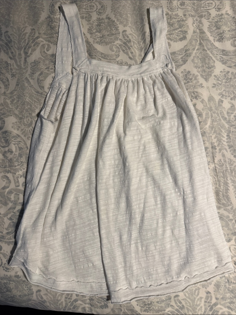 White Women's Sleeveless Summer Tank Top